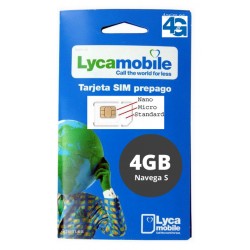 4GB DATA Lycamobile - Navega S