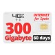 4G INTERNET 300GB - 60 DAYS