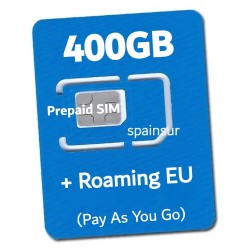 Sim 400GB internet for Europe 