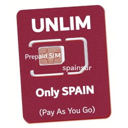 Unlimited Internet DATASIM for Spain
