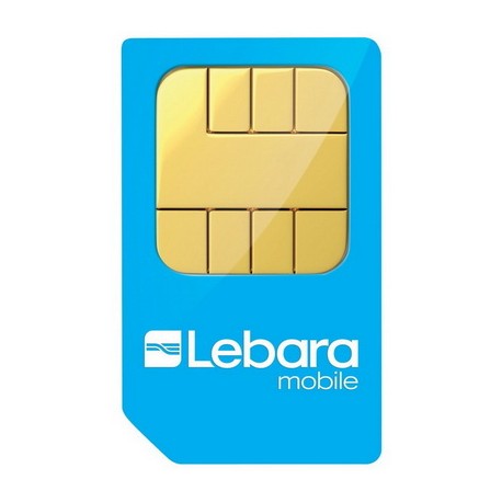LEBARA MOVIL SPANISH PREPAID SIM CARD