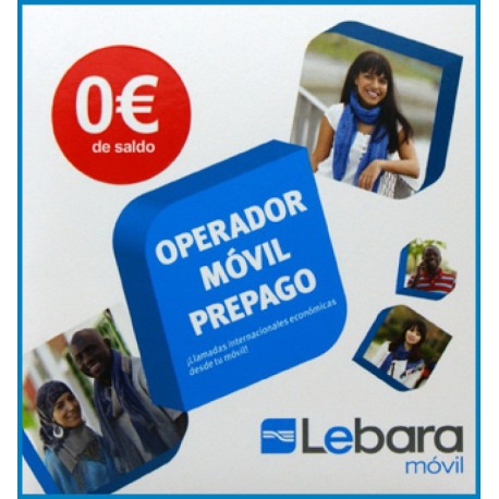 LEBARA MOVIL SPANISH PREPAID SIM CARD
