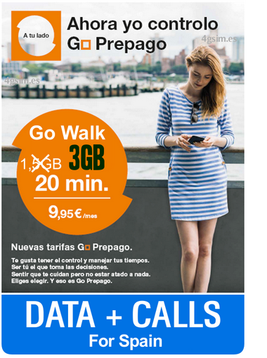 Go Walk Prepaid sim-card
